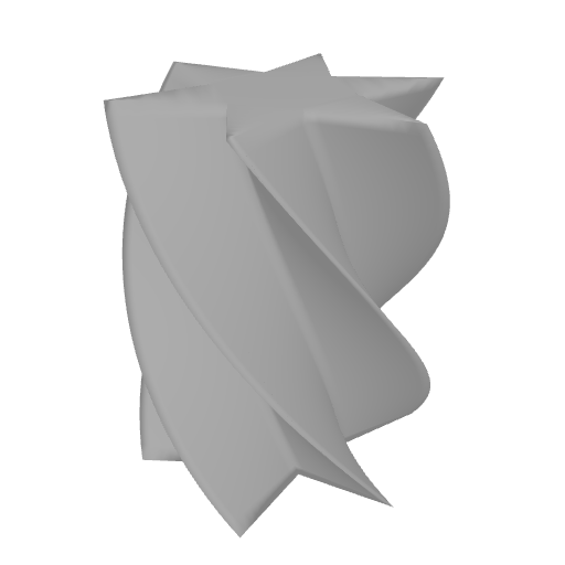 OpenSCAD: Twisted