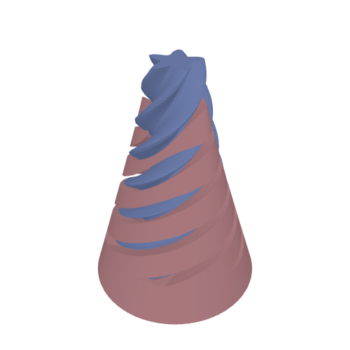 Spiral Fidget Cone